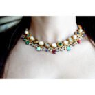 Multi-Stone Heritage Choker Necklace Set
