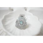 Sea Green Uncut Diamond Ring