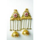 Meenakari Kashmiri Jhumka Earrings