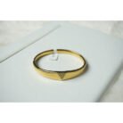 Gold AD Bangle Bracelet