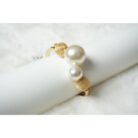 Gold Pearl Curtain Tieback Bracelet