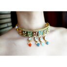 Gold-plated Pearl & Kundan Chocker Necklace Set