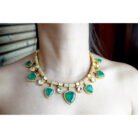 Emerald Polki Victorian Necklace Set