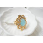 Modern Premium Kundan Ring