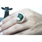 Royal Green Emerald Cocktail Ring