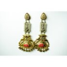 Birds & Pearls Ghungroo Earrings