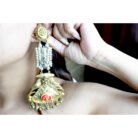 Birds & Pearls Ghungroo Earrings