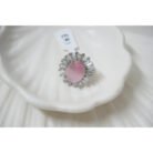 Pink Silver AD Ring