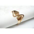 Gold Interlock Cuff Bracelet