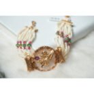 Leaf Gold Circular Bracelet
