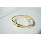 Gold Moon Bangle Bracelet