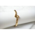 Gold Vintage Patterned Bangle Bracelet
