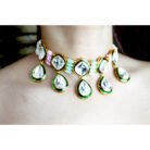 Polki Meena Necklace Set