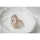 Pear shaped Kundan Polki Ring