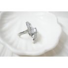 Full Diamond Gemstone Ring