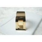 Gold Hinged Buckle Cuff Bracelet