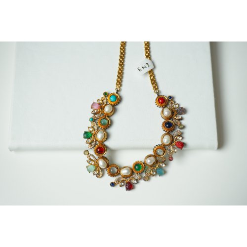 1vuVRnir5reIqPCDGY453x8uHfBGHOVmN.jpg Multi-Stone Heritage Choker Necklace Set