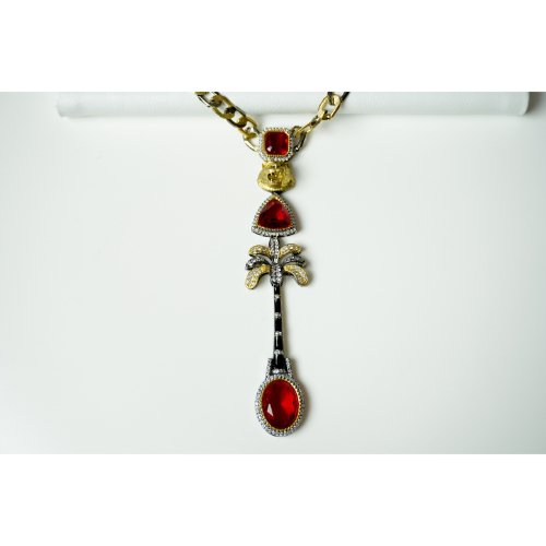 1vuX-m1TiOpR1ieeLXCPn9QFKyrFRL6yO.jpg Palm Tree Red Gemstone Necklace Set