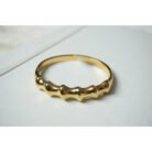 Gold Bamboo Bangle Bracelet