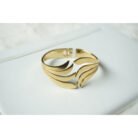 Gold Curved Cuff Bracelet