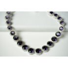 Blue Sapphire Diamond Necklace Set