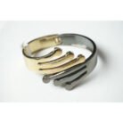 Two Toned Harmony Cuff Bracelet