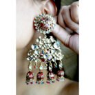 Multi Color Meenakari Kundan Earrings