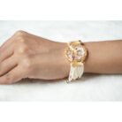 Leaf Gold Circular Bracelet