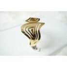 Gold Geometric Cuff Bracelet