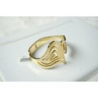 Gold Geometric Cuff Bracelet