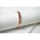 Rose Gold Rainbow Bangle Bracelet