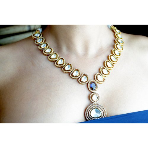 1zivLoPfkI95p4U90knY6bJ7IR5_GsW8J.jpg Classic Uncut Kundan Polki Necklace Set