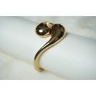 Gold Teardrop Cuff Bracelet