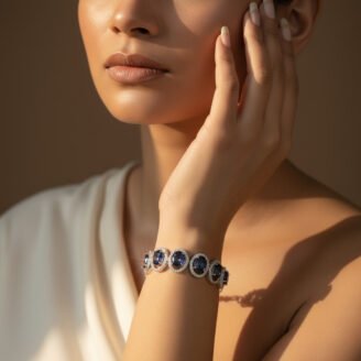 Blue Sapphire AD Bracelet