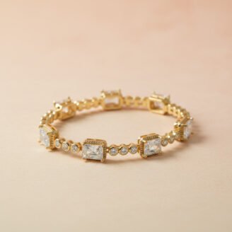 Crystal Stone Tennis Bracelet