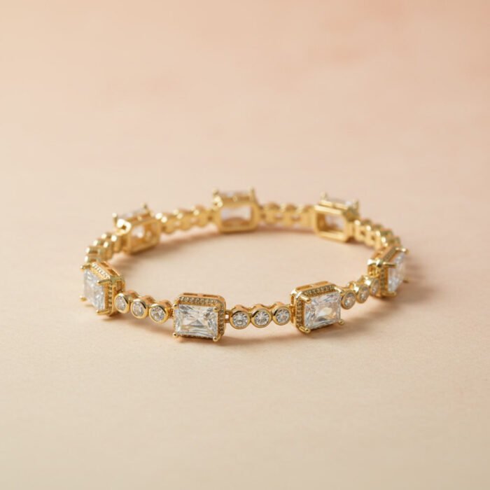 Crystal Stone Tennis Bracelet