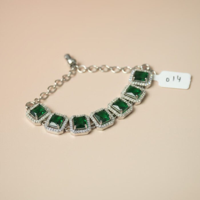 Green Emerald AD Bracelet