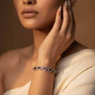 Violet Crown Bracelet