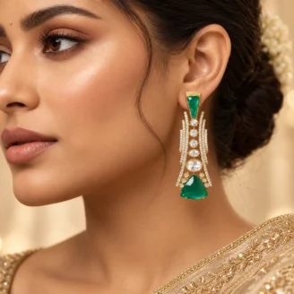 Emerald AD Earrings