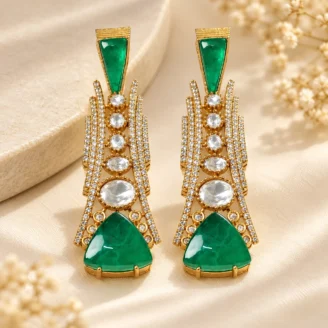 Emerald AD Earrings