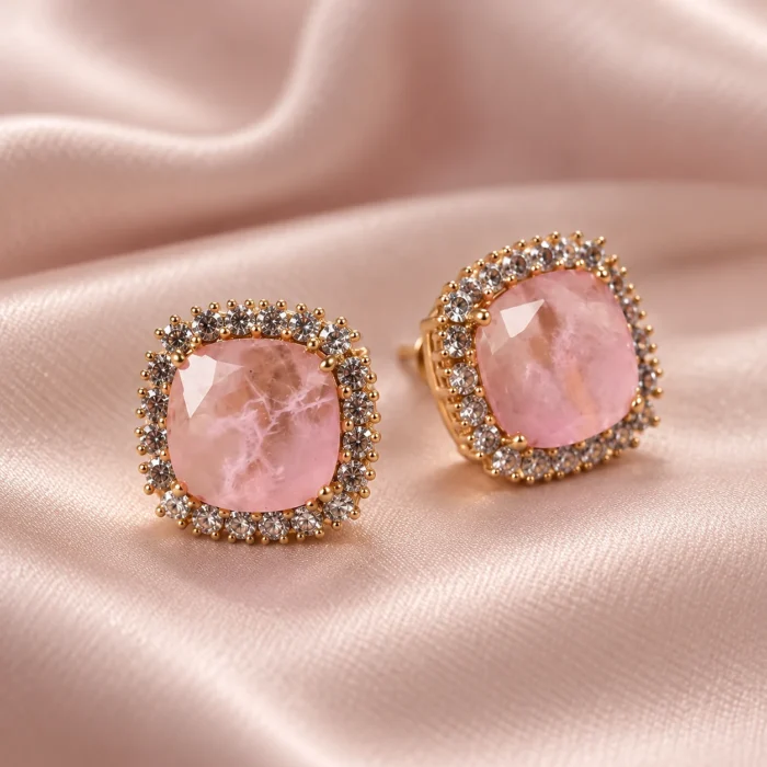 Bomb Pink Stud Earrings Bomb Pink Stud Earrings